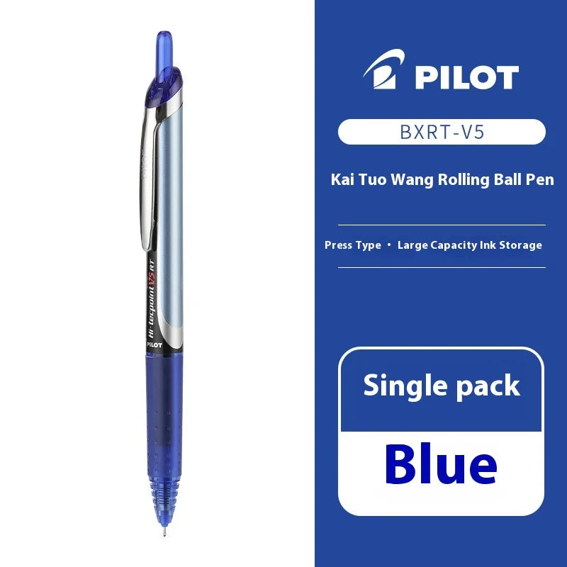 Retractable 0.5mm Gel Ink Pen with Precision Rollerball Tip Refillable Office School Writing Pen Set