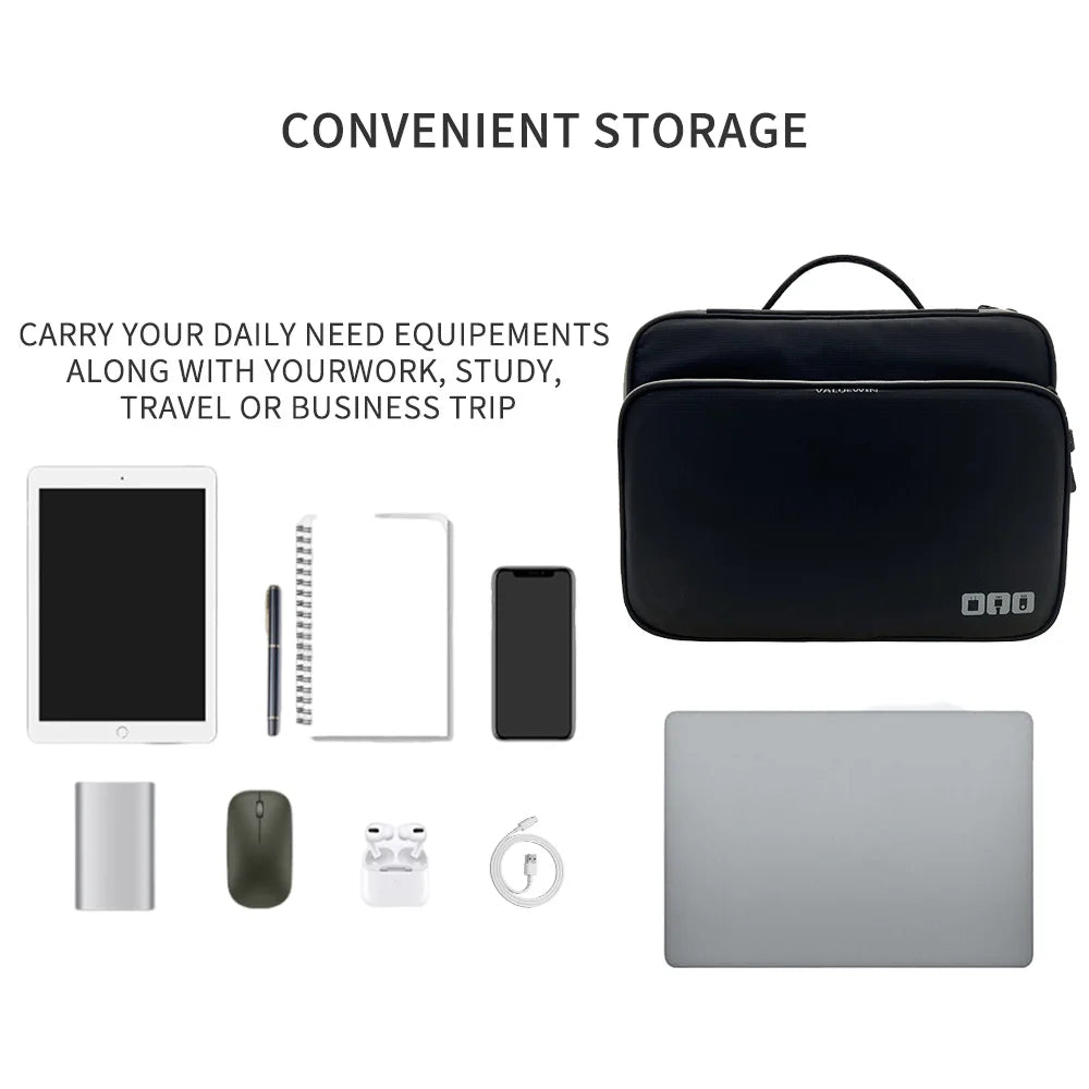 Multi Layer Travel Cable Organizer Waterproof Electronic Storage Bag