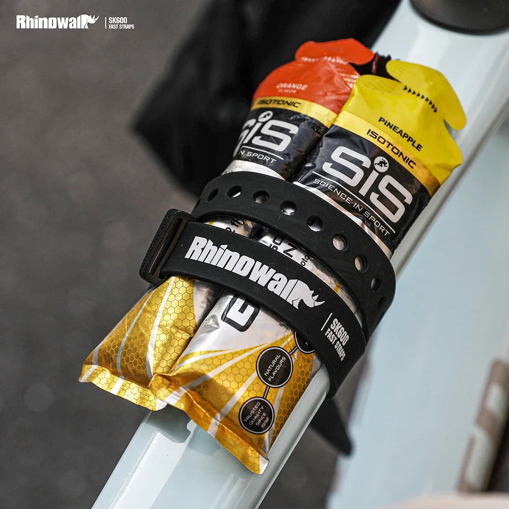 RHINOWALK Reusable Silicone Elastic Strap 60cm Tie Down Luggage Bike Camping
