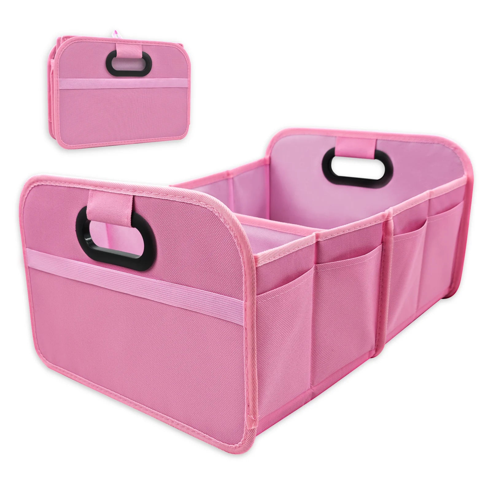 Foldable Car Boot Organiser Storage Box Portable SUV Camping Travel Cargo Organiser with Handles
