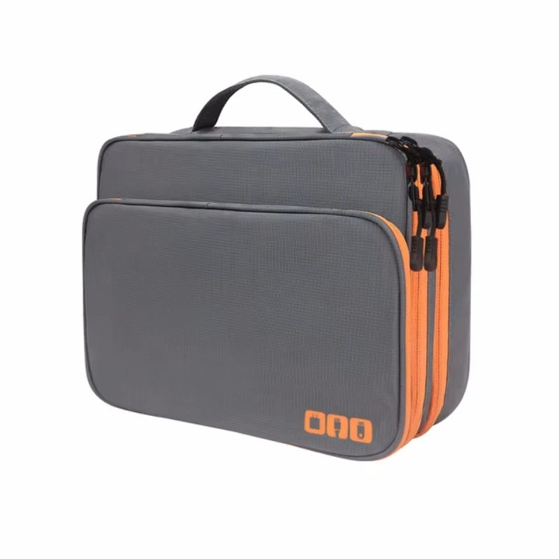 Multi Layer Travel Cable Organizer Waterproof Electronic Storage Bag
