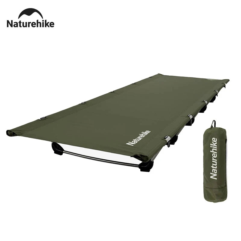 Folding Camping Bed Single Person Portable Easy Setup Outdoor Sleeping Cot 150kg Capacity