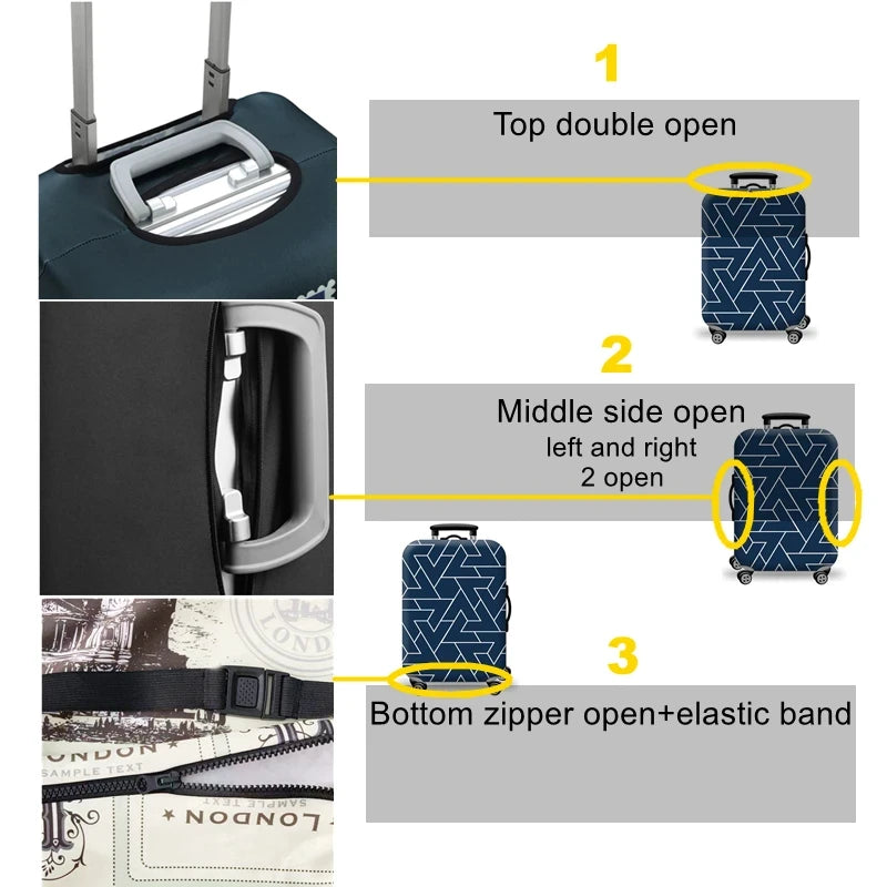 Stretch Luggage Cover Suitcase Protector 18 to 32 Inch Travel Dust and Scratch Protection