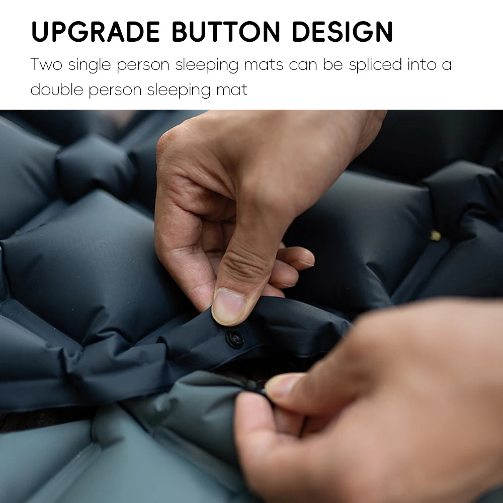 TARKA Inflatable Camping Mat Air Mattress with Pillow Ultralight Hiking Sleeping Pad Outdoor