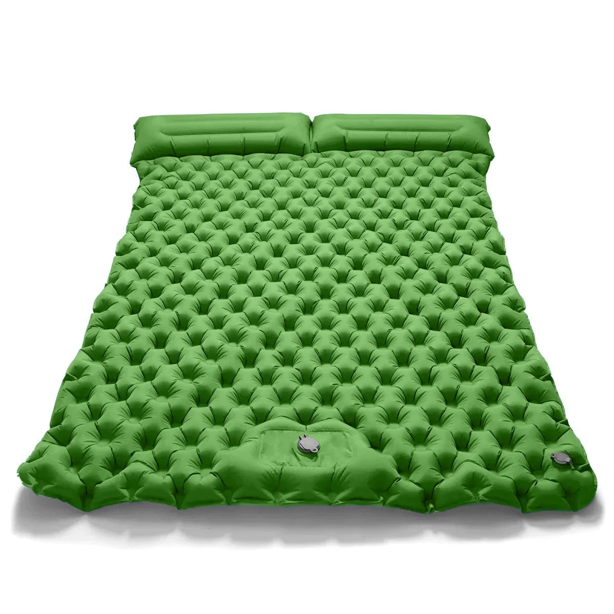 Double Inflatable Camping Mattress Extra Wide Ultralight Sleeping Pad Mat Travel