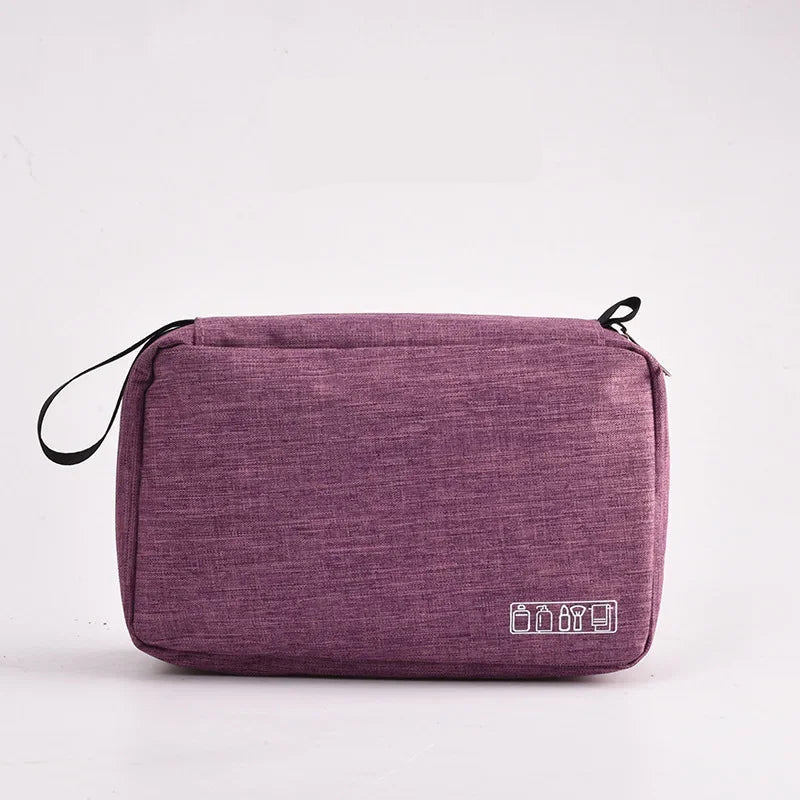 Hanging Travel Cosmetic Bag Foldable Toiletry and Makeup Organiser with Hook for Men and Women