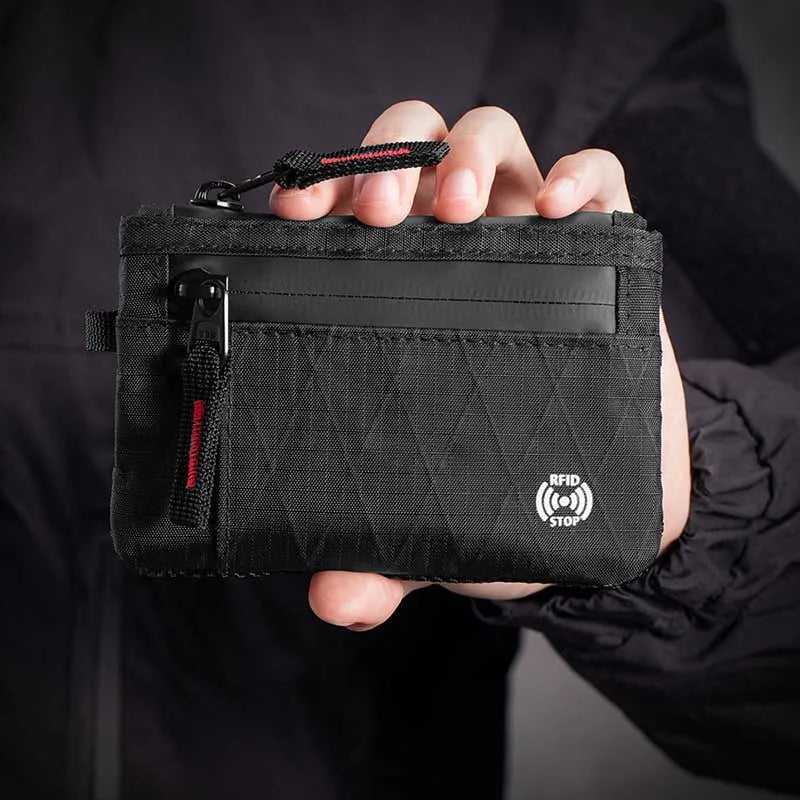 RFID Blocking Travel Neck Pouch Anti-Theft Passport Holder Document Wallet Card Organiser for Travel