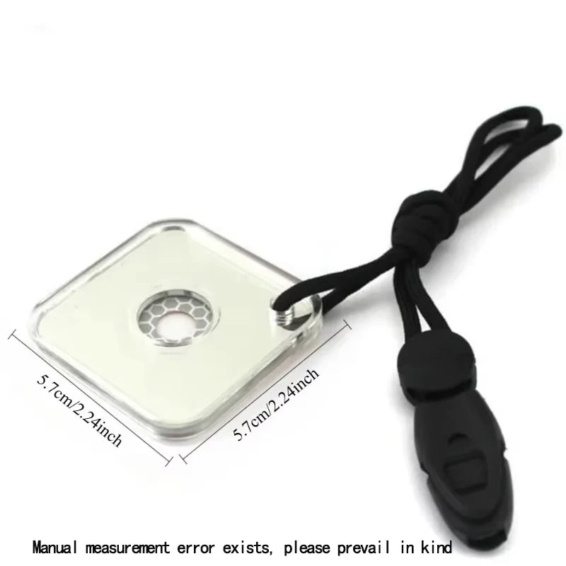Emergency Signal Mirror Glass Sunlight Reflector SOS Survival Tool for Hiking Camping Marine Rescue
