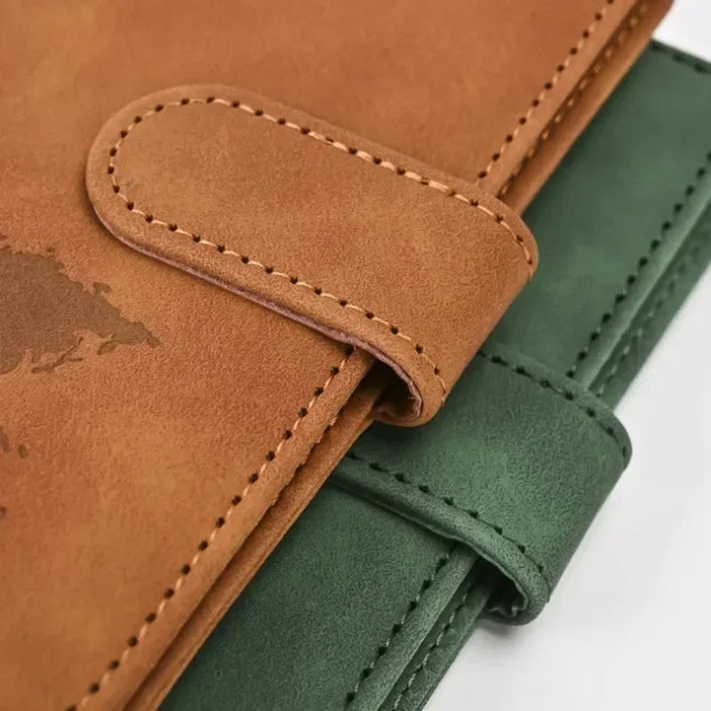 Travel Passport Cover PU Leather Ticket Wallet with Credit Card Holder for Men and Women