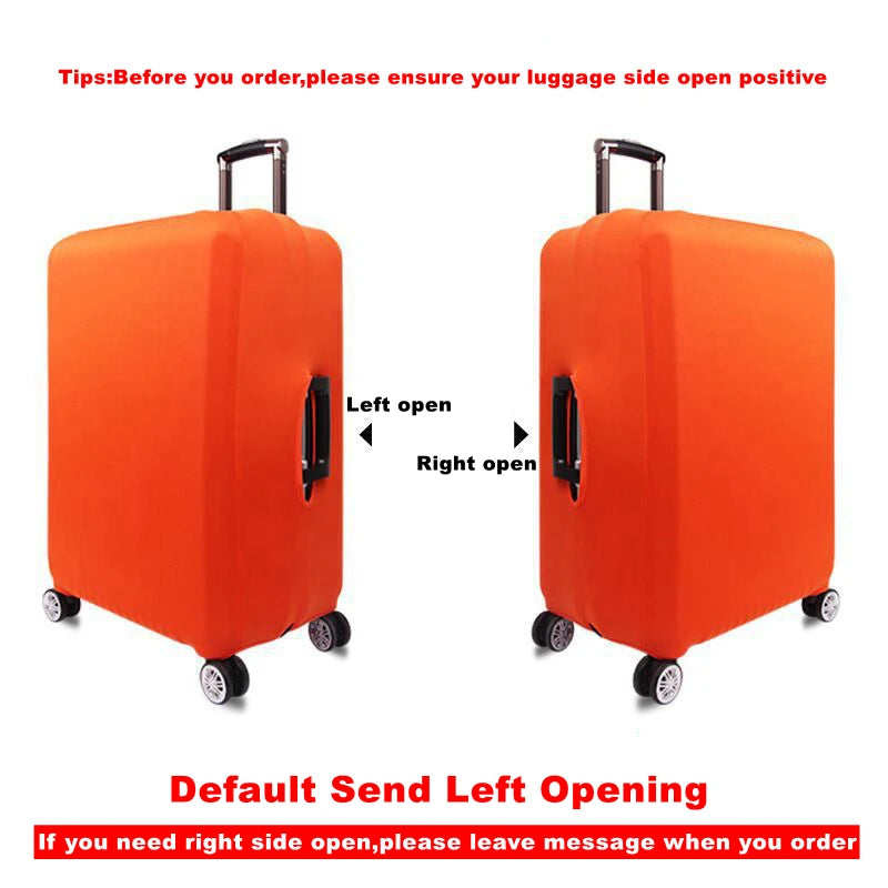 QUEENSHOW Luggage Dust Cover Suitcase Protector 18-32 Inch Travel Case