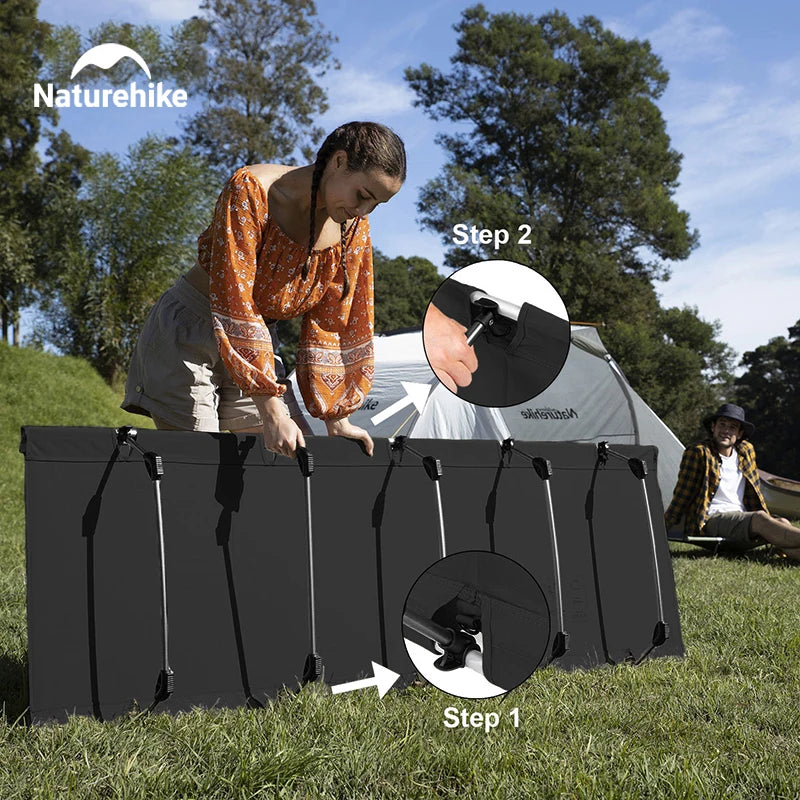 Folding Camping Bed Single Person Portable Easy Setup Outdoor Sleeping Cot 150kg Capacity
