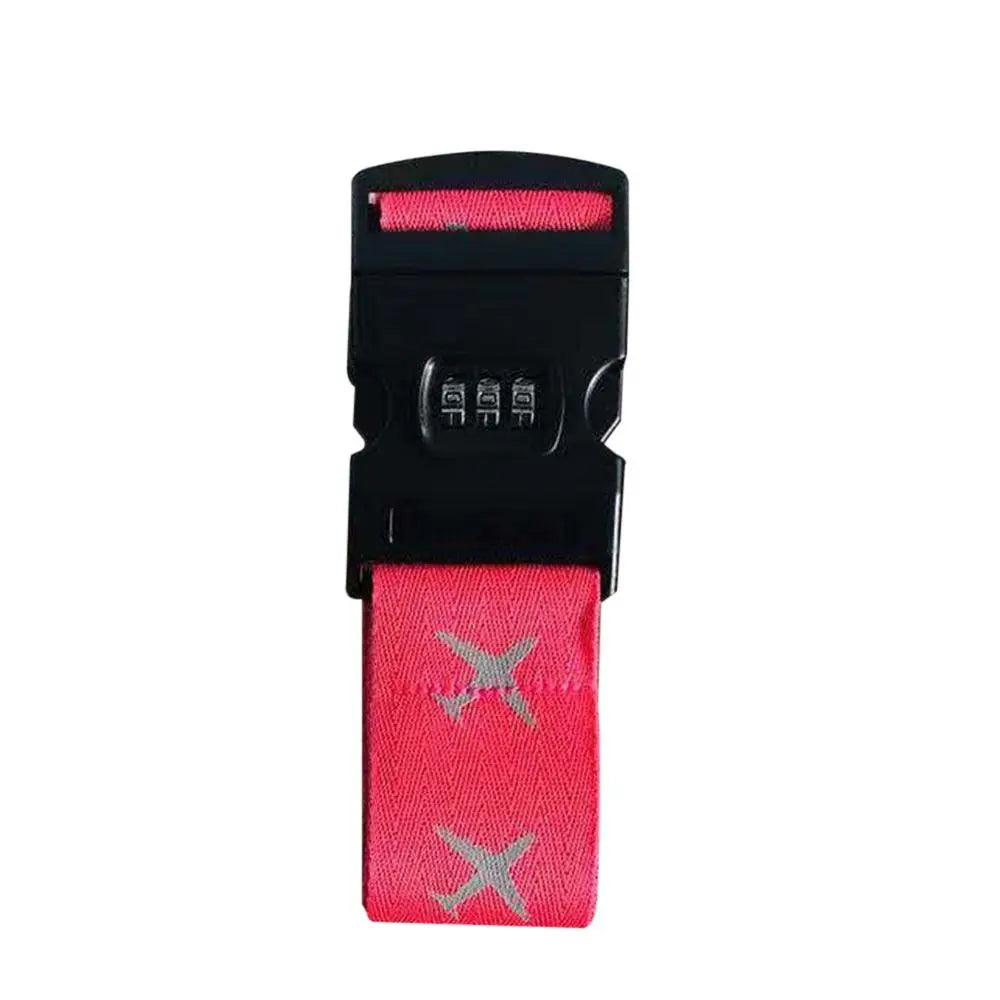 Adjustable Password Lock Luggage Strap 5x200cm Anti Theft