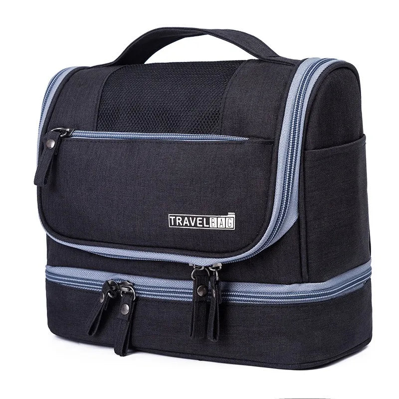 Portable Hanging Toiletry Washbag Waterproof Travel Cosmetic Storage Organiser Large Capacity