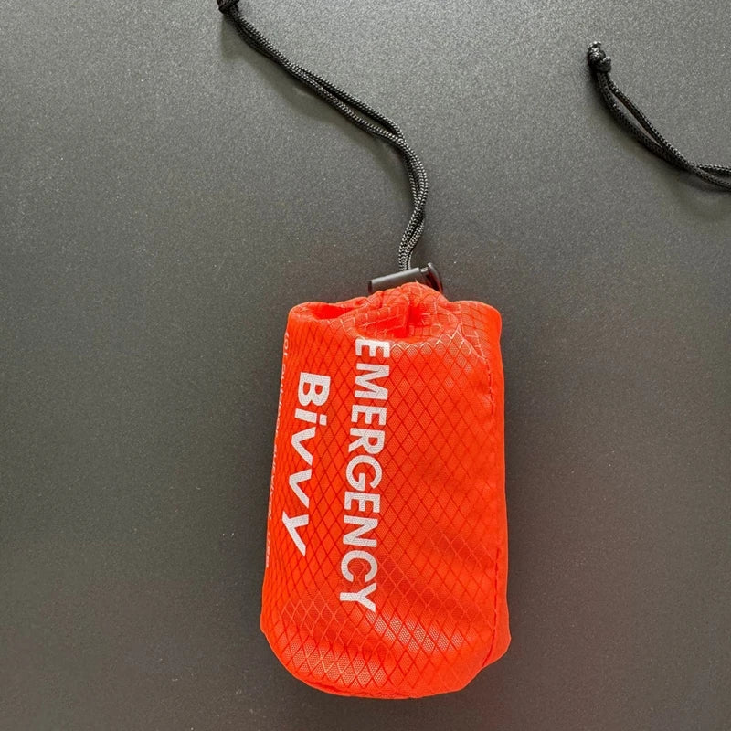 Emergency Thermal Sleeping Bag Waterproof Survival Bivy Sack Lightweight Camping Hiking Shelter Blanket