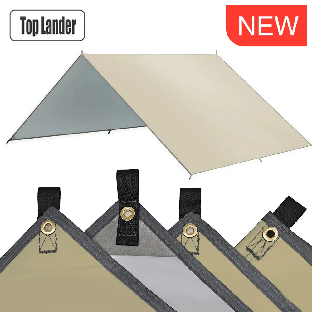 Waterproof Camping Tarp Sun Shelter Ultralight Outdoor Awning Tent Canopy for Hiking Travel