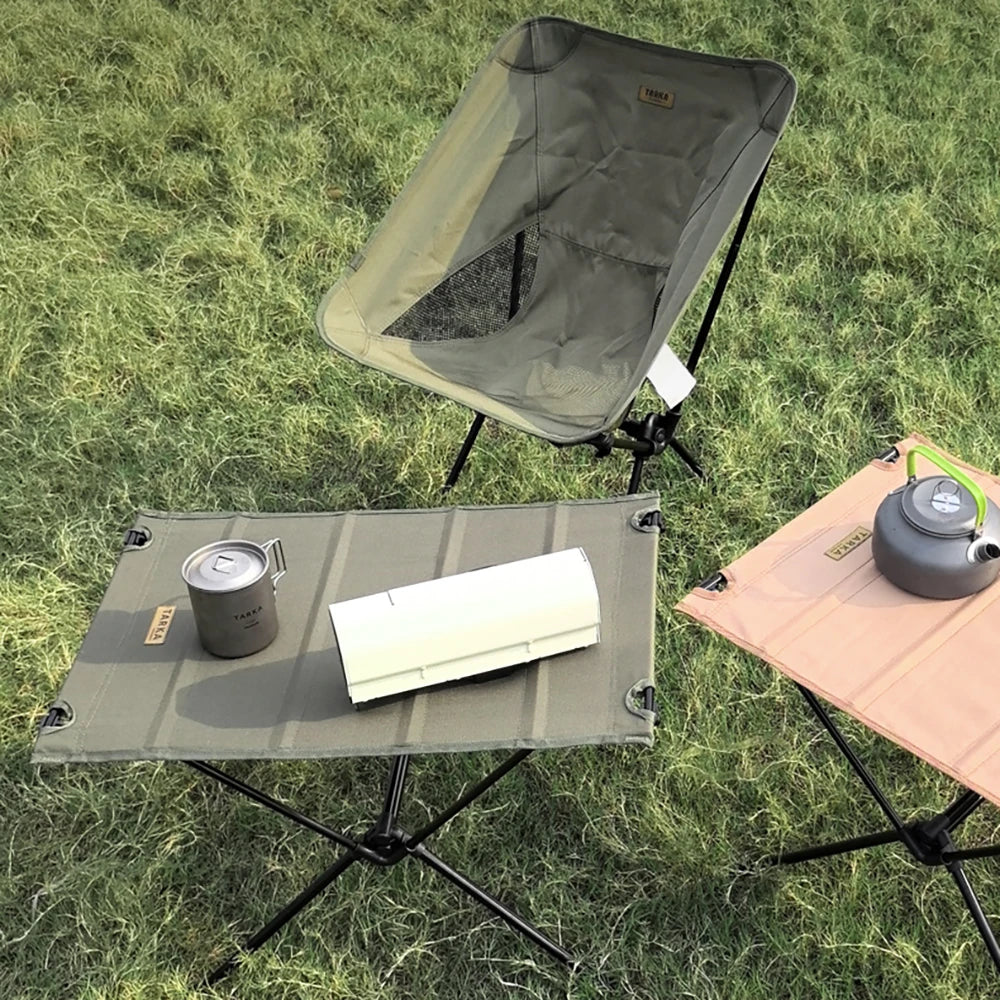 TARKA Lightweight Folding Camping Table Oxford Fabric Portable Picnic Fishing Travel Hiking