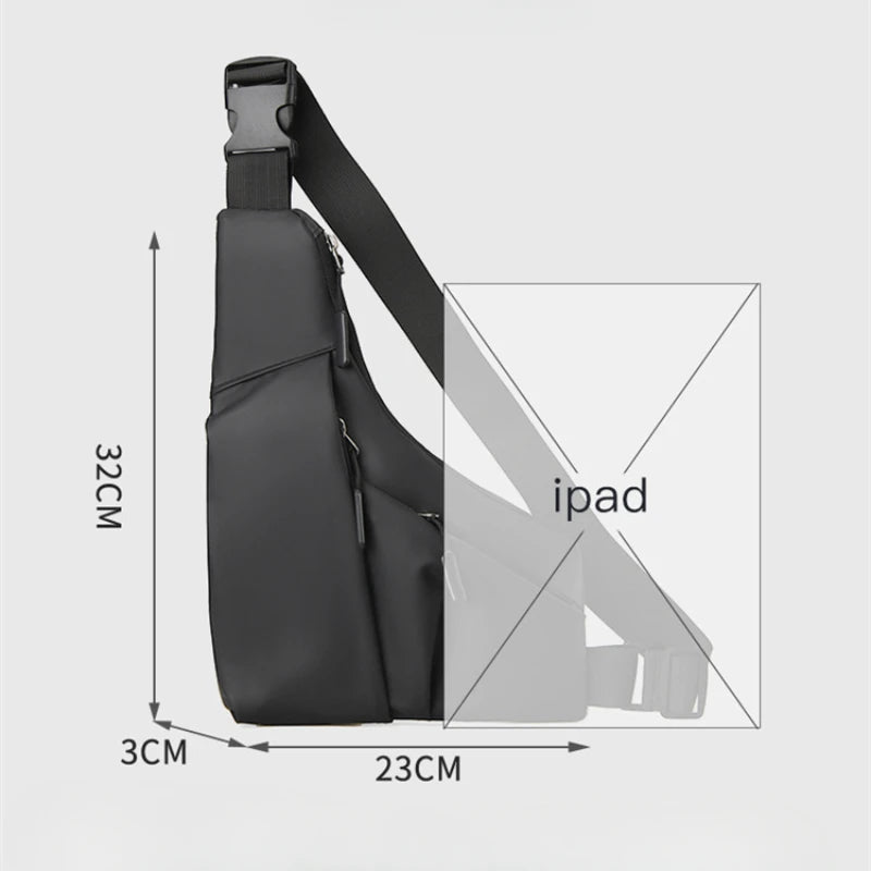 Anti Theft Close Fitting Chest Bag Leisure Travel Crossbody Sling Wallet