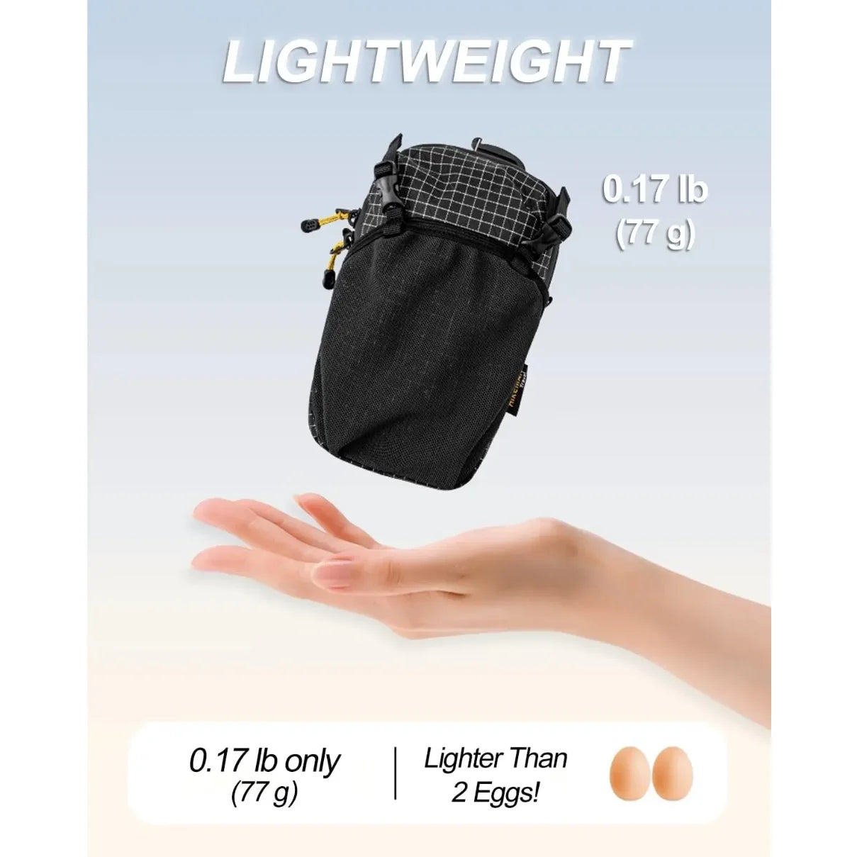 Waterproof Backpack Shoulder Strap Pouch Phone Pocket Hiking Gear Strap Storage Bag Travel