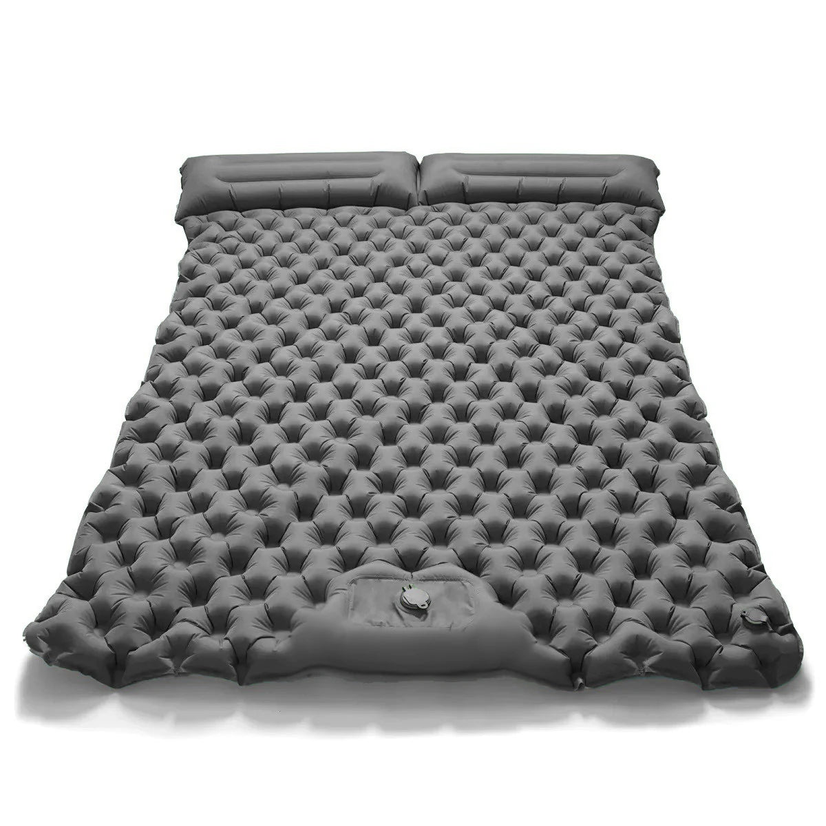 Double Inflatable Camping Mattress Extra Wide Ultralight Sleeping Pad Mat Travel