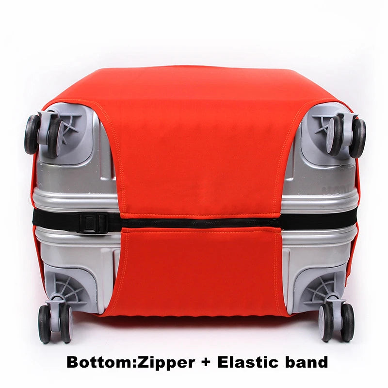 QUEENSHOW Luggage Dust Cover Suitcase Protector 18-32 Inch Travel Case