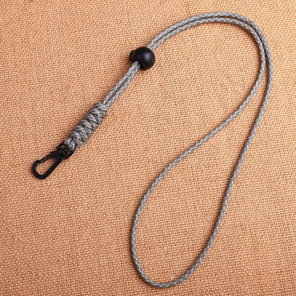 Paracord Survival Keychain with Rotatable Buckle Emergency Lanyard Backpack Key Ring Tool