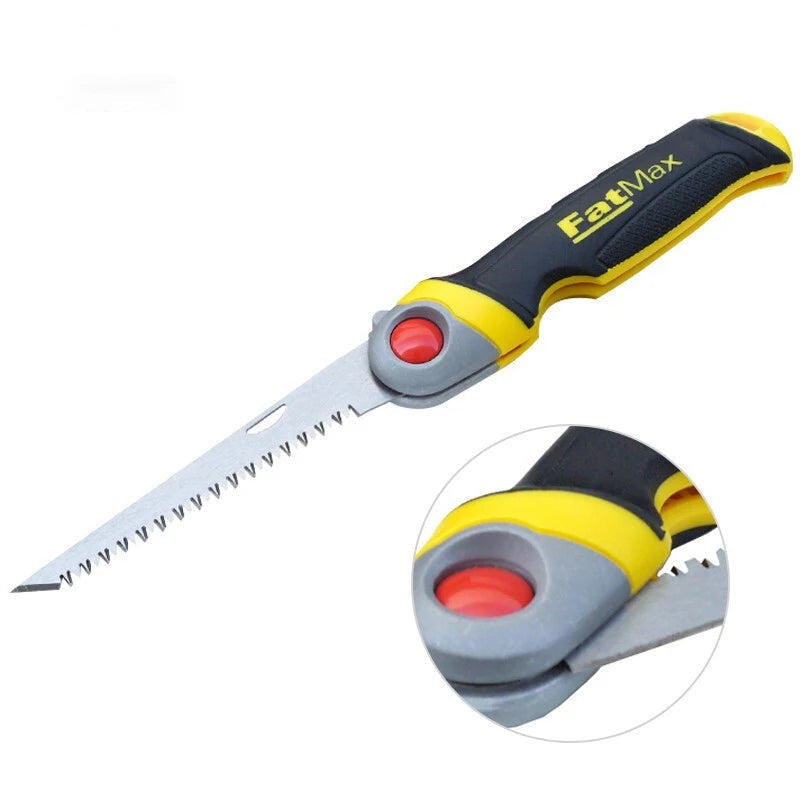 6 Inch Folding Hand Saw Steel Blade Woodworking Garden Pruning Saw Compact Portable Cutting Tool
