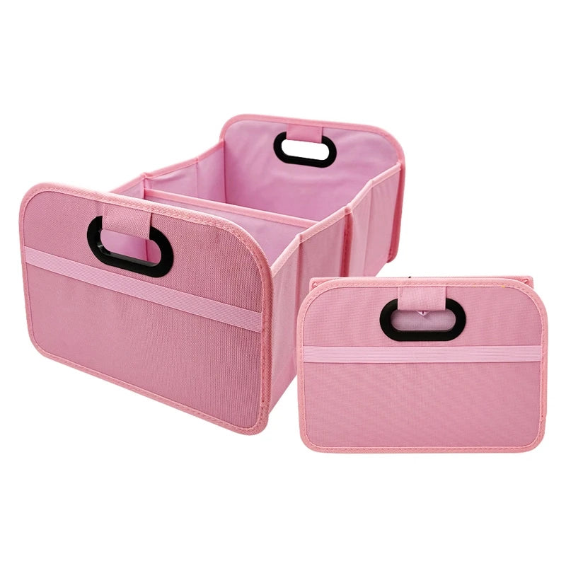 Foldable Car Boot Organiser Storage Box Portable SUV Camping Travel Cargo Organiser with Handles