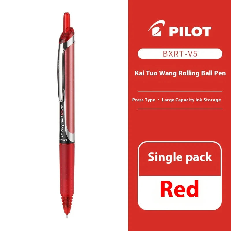 Retractable 0.5mm Gel Ink Pen with Precision Rollerball Tip Refillable Office School Writing Pen Set