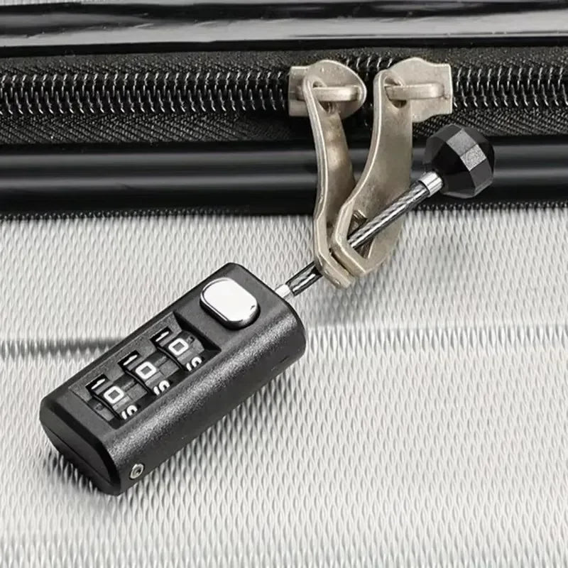 Mini 3 Position Combination Luggage Lock Resettable Backpack Cabinet Padlock