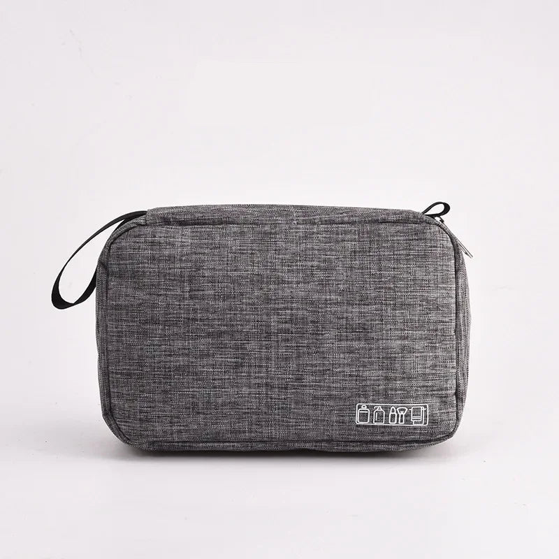 Hanging Travel Cosmetic Bag Foldable Toiletry and Makeup Organiser with Hook for Men and Women