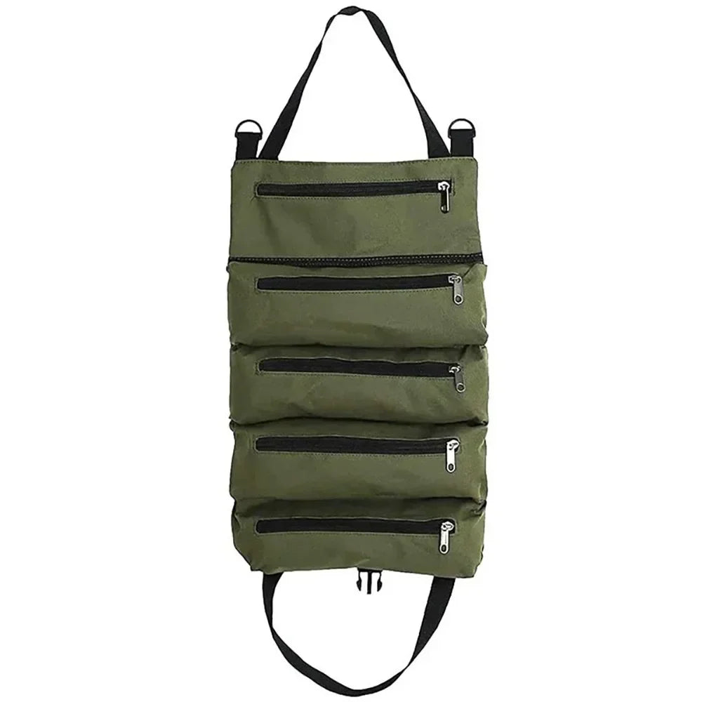 GIOIO Multi Purpose Tool Bag Roll Up Multi Pocket Hardware Organizer Pouch Nylon