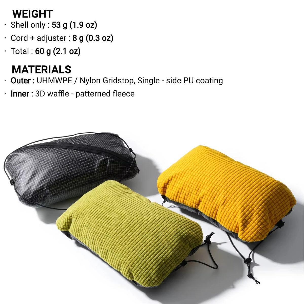 Ultralight 2 in 1 Stuff Sack Pillow Multifunctional Camping Storage Bag Outdoor Headrest Gear
