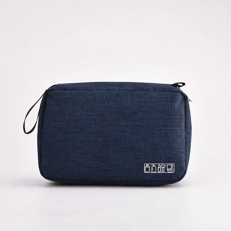 Hanging Travel Cosmetic Bag Foldable Toiletry and Makeup Organiser with Hook for Men and Women