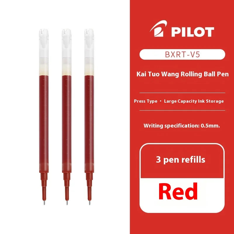Retractable 0.5mm Gel Ink Pen with Precision Rollerball Tip Refillable Office School Writing Pen Set