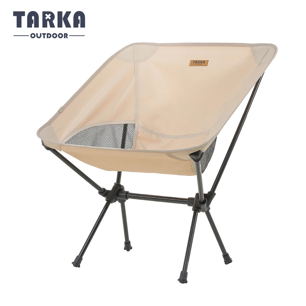 TARKA Foldable Camping Chair Ultralight Backpacking Moon Chair for Tramping Backpacking Travel