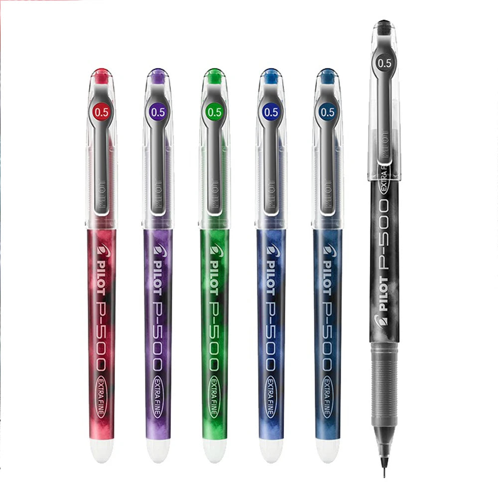 Retractable Liquid Gel Pen 0.5mm 0.7mm Smooth Writing Rollerball Office School Exam Pen Refillable