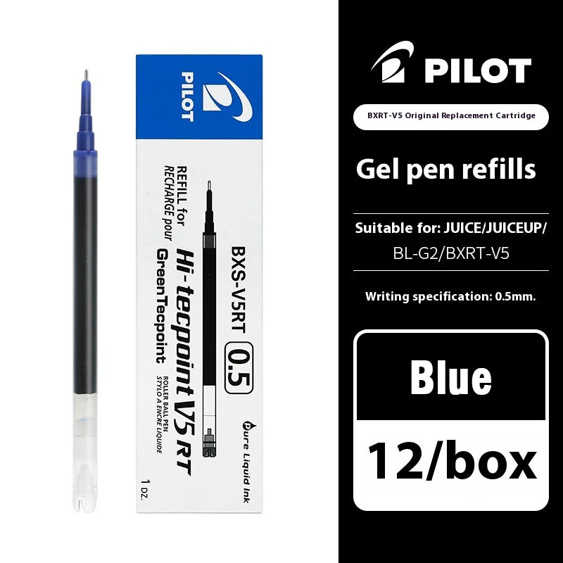 Retractable 0.5mm Gel Ink Pen with Precision Rollerball Tip Refillable Office School Writing Pen Set