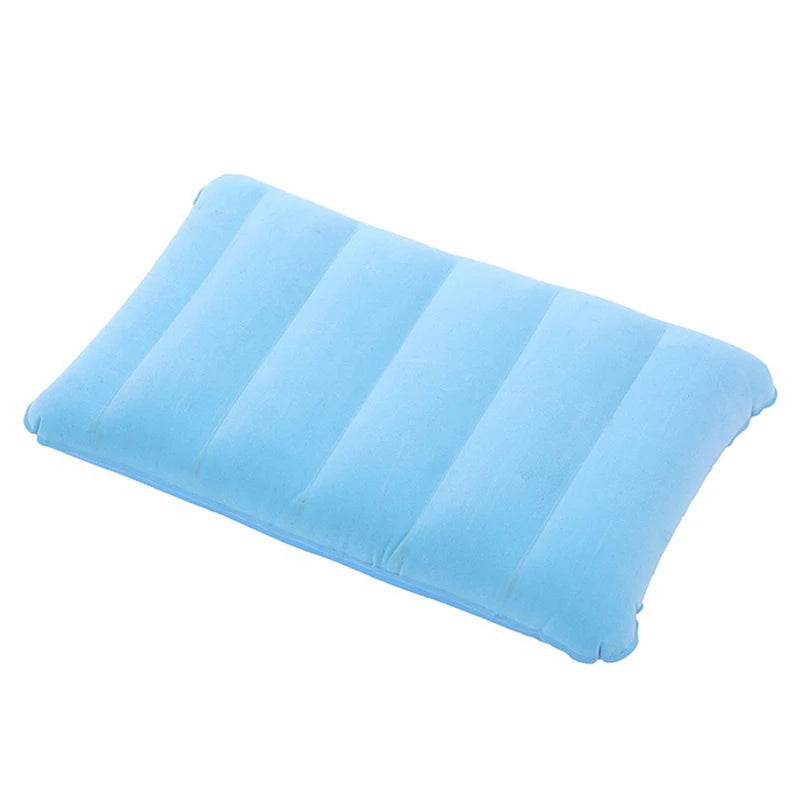 Portable Inflatable Neck Pillow Self Filling Travel Camping Support Cushion